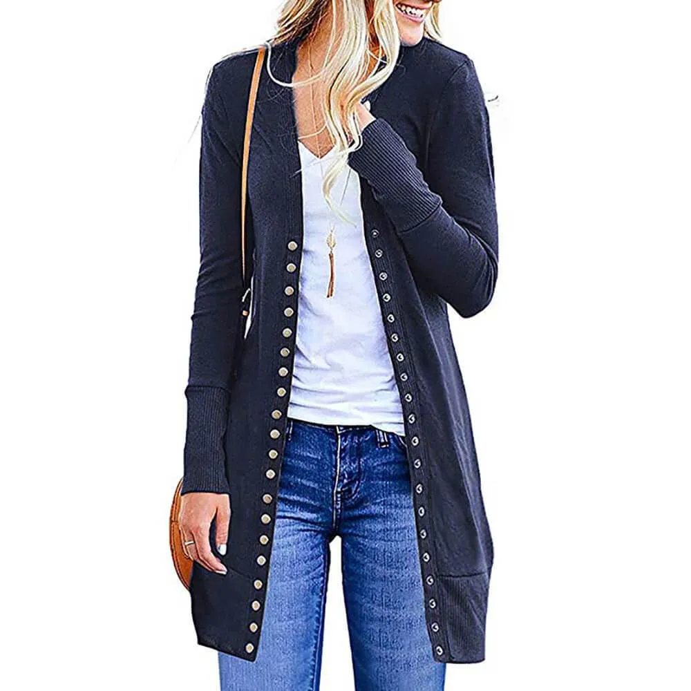 Plus Size Longline Cardigan