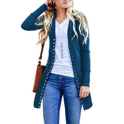 Plus Size Longline Cardigan