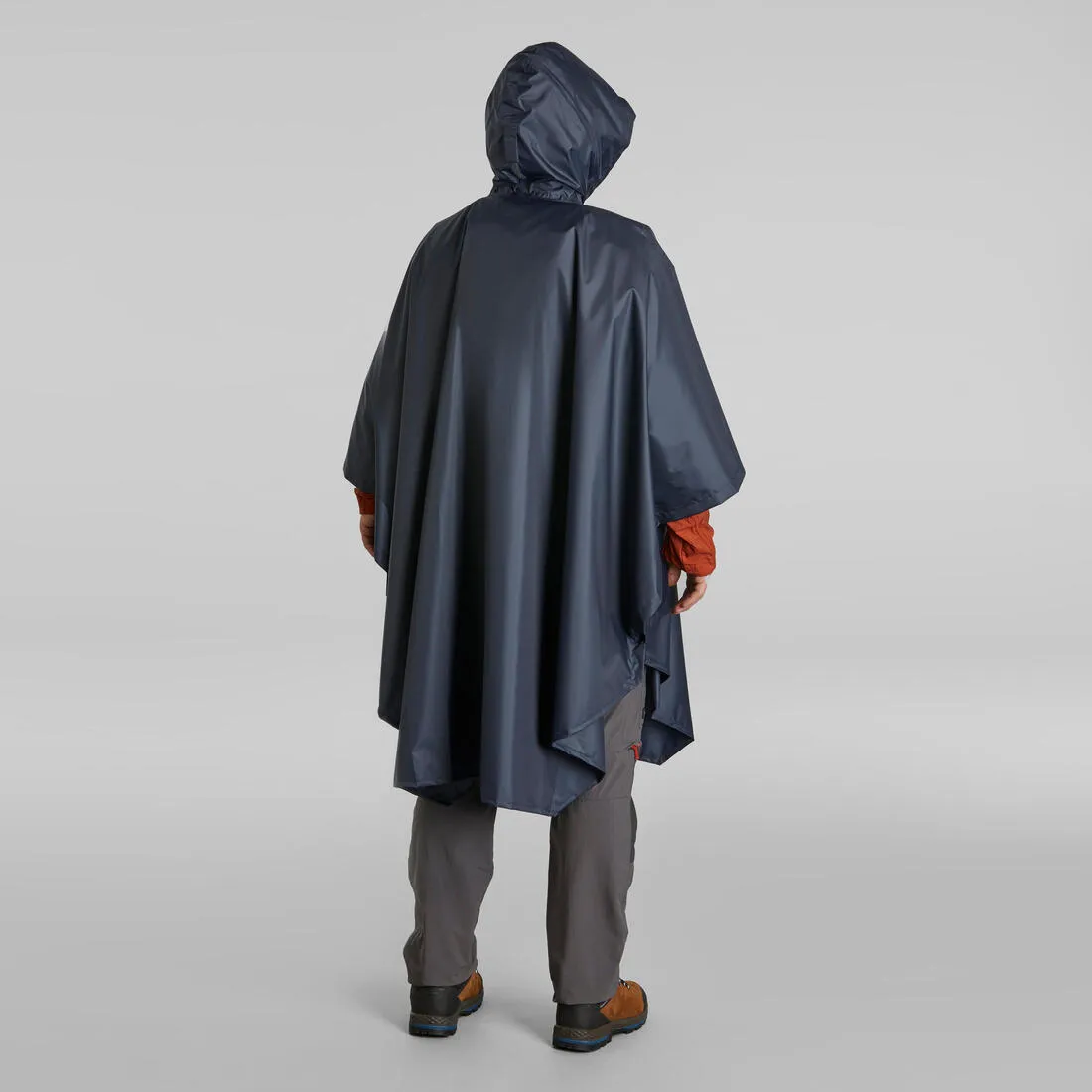 Poncho impermeable de senderismo azul Forclaz MT 100 30 L