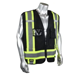 Radians SV020X-1 Heavy Duty 7-Pocket Tear Away Cruiser Vest X-Back