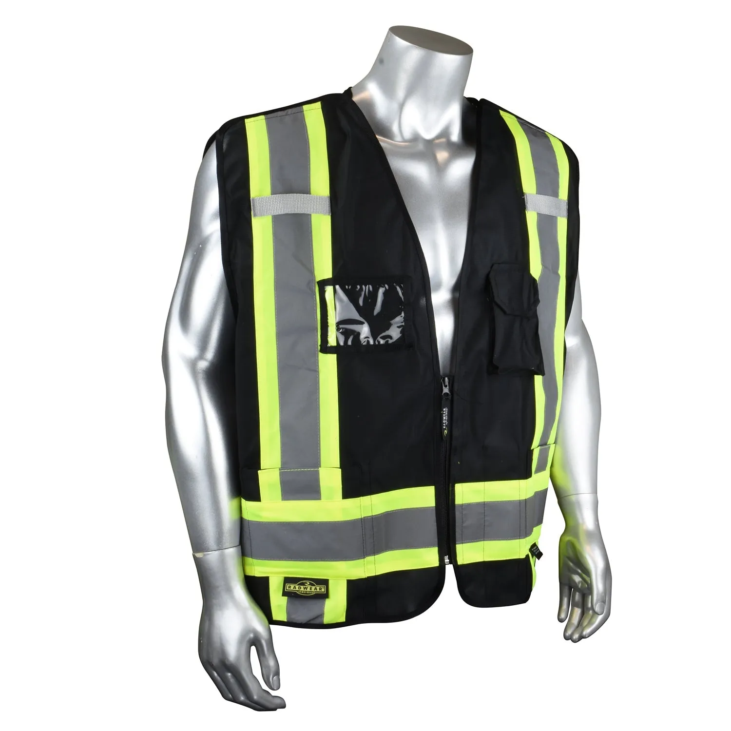 Radians SV020X-1 Heavy Duty 7-Pocket Tear Away Cruiser Vest X-Back