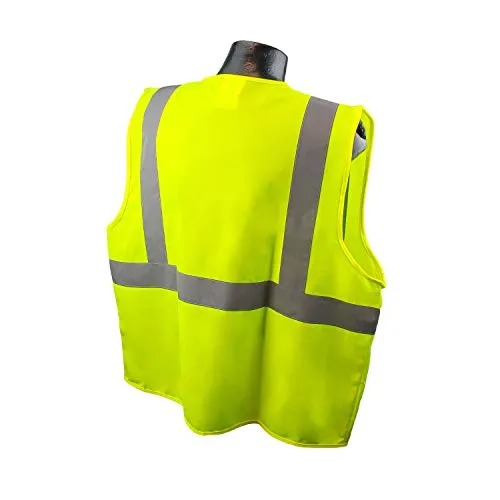 Radians SV2GM3X Class 2 Mesh Safety Vest, Green, 3 Extra Large