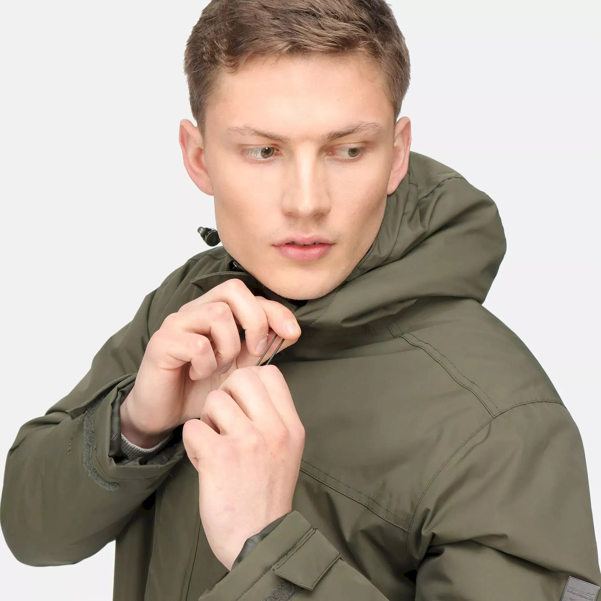 Regatta Men's Sterlings IV Waterproof Insulated Jacket  Dark Khaki