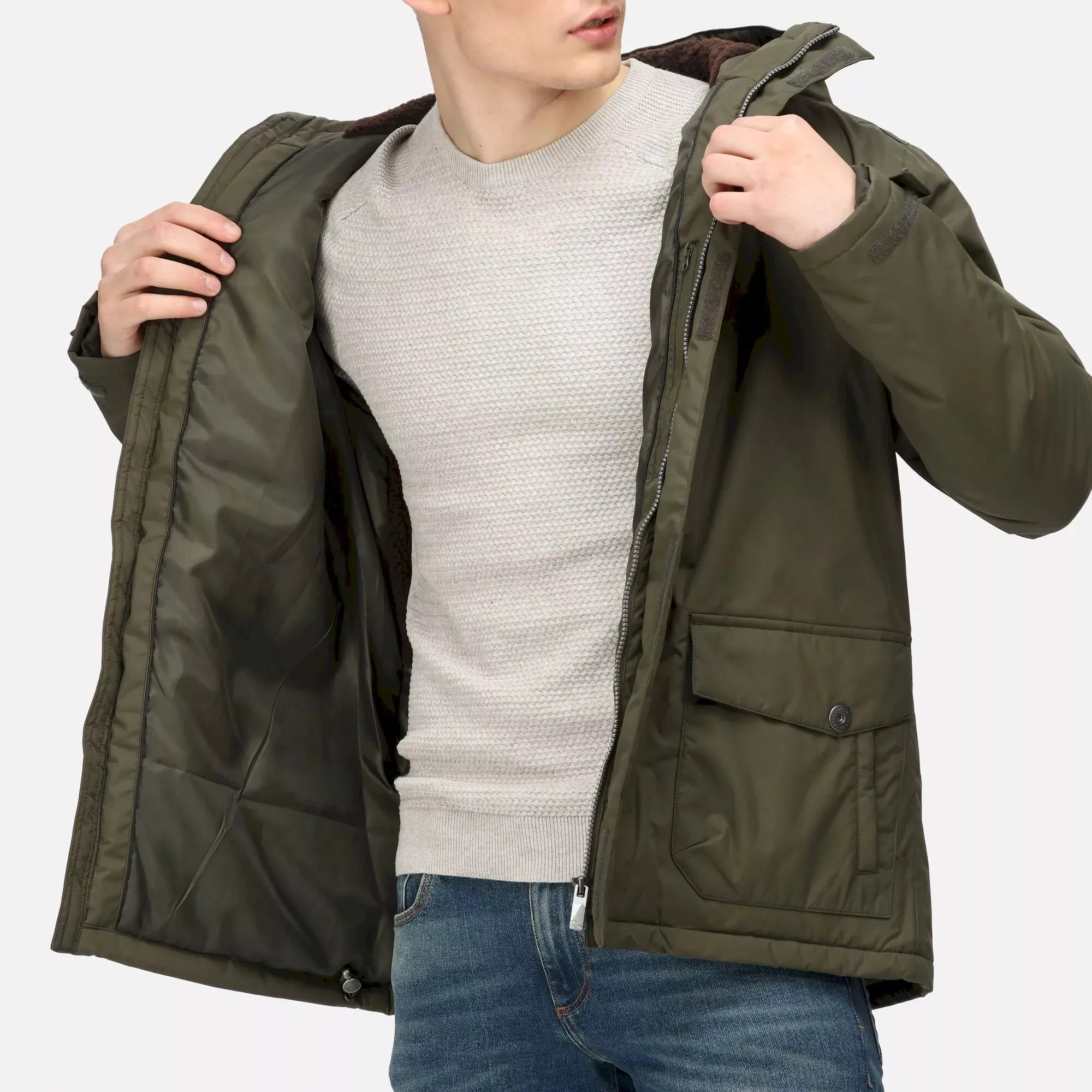Regatta Men's Sterlings IV Waterproof Insulated Jacket  Dark Khaki