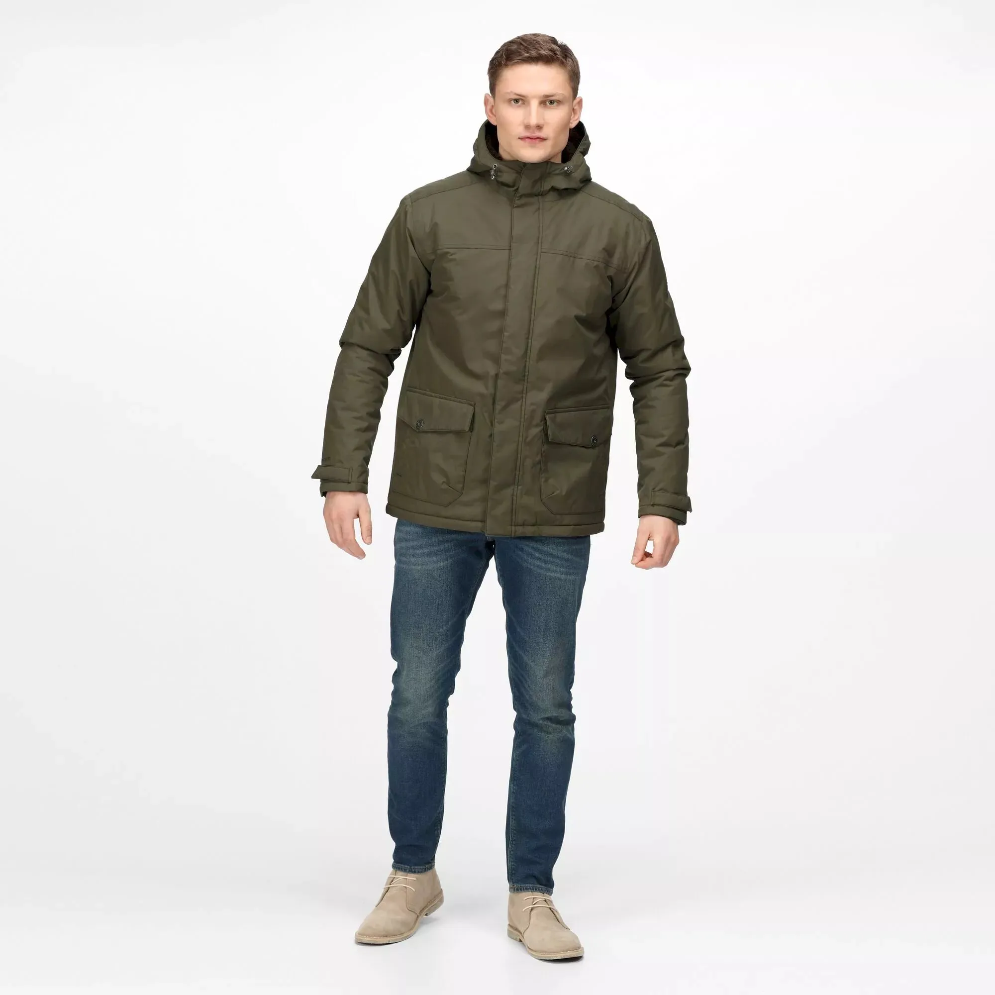 Regatta Men's Sterlings IV Waterproof Insulated Jacket  Dark Khaki
