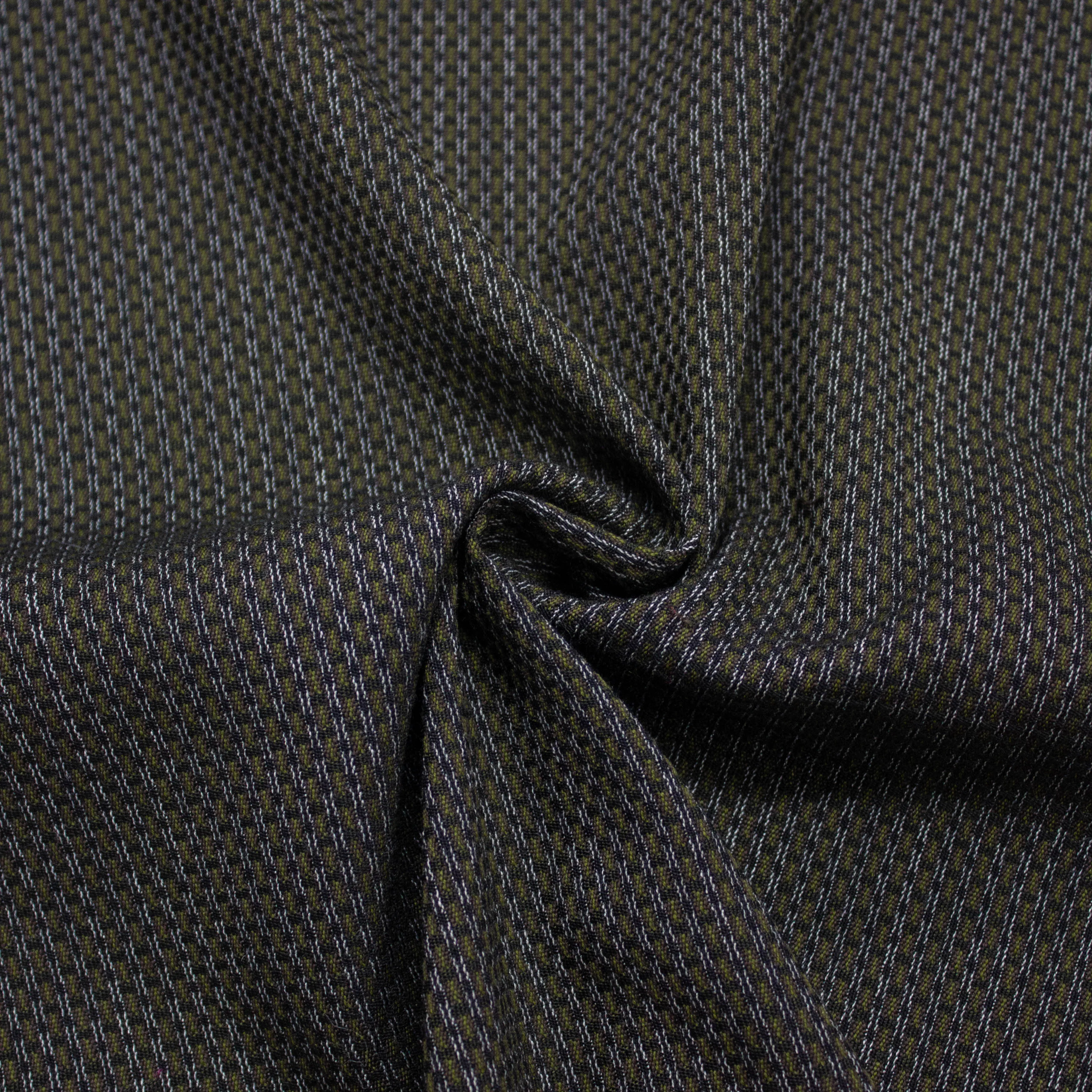 Remi Green/Blue Check Wool Suiting