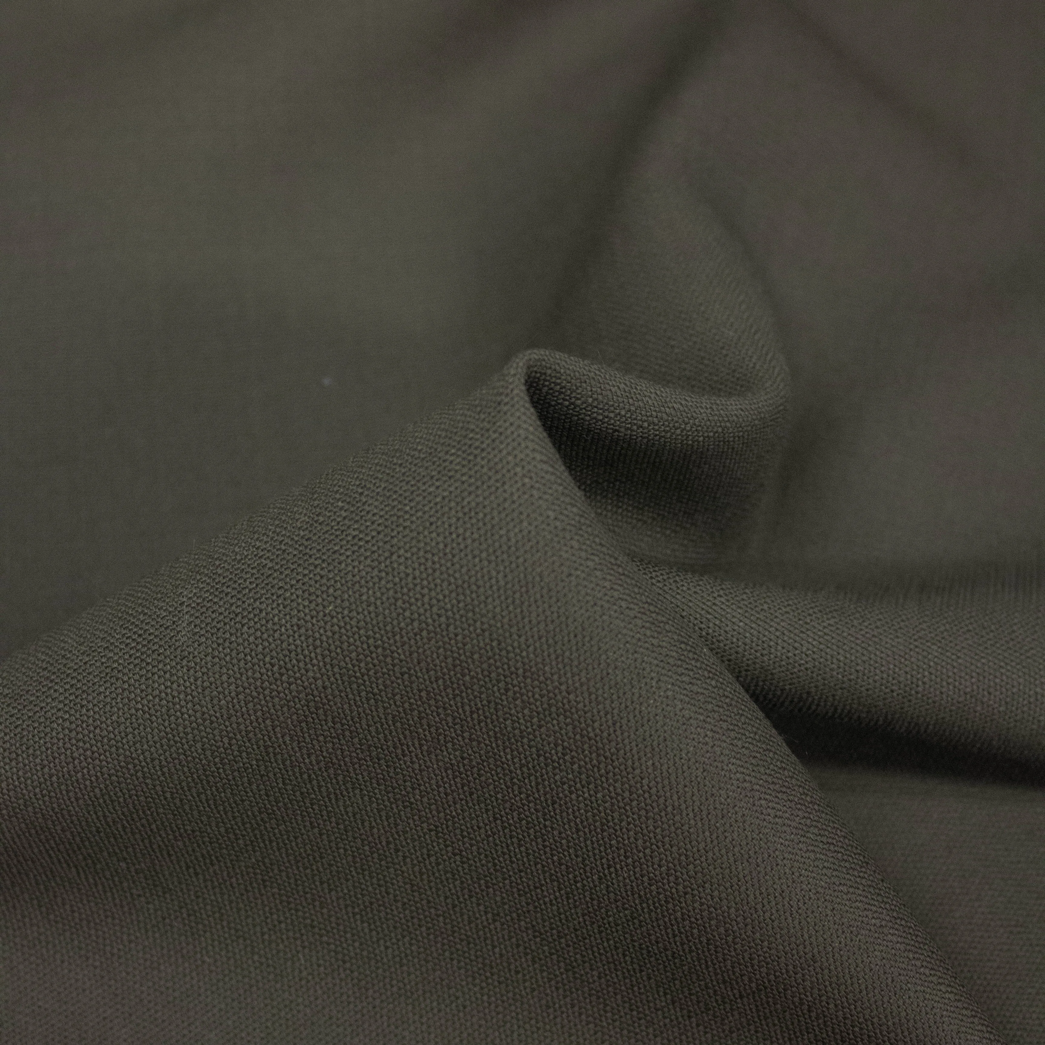 Renna Khaki Brown Wool Suiting