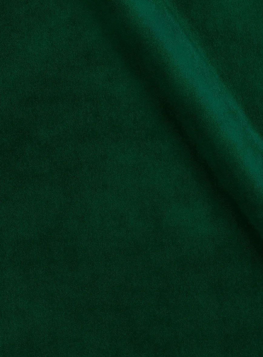 Royal Green Velvet Tuxedo Jacket