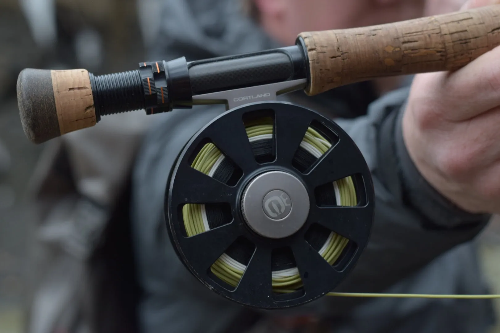 Salmon Steelhead Olive / White