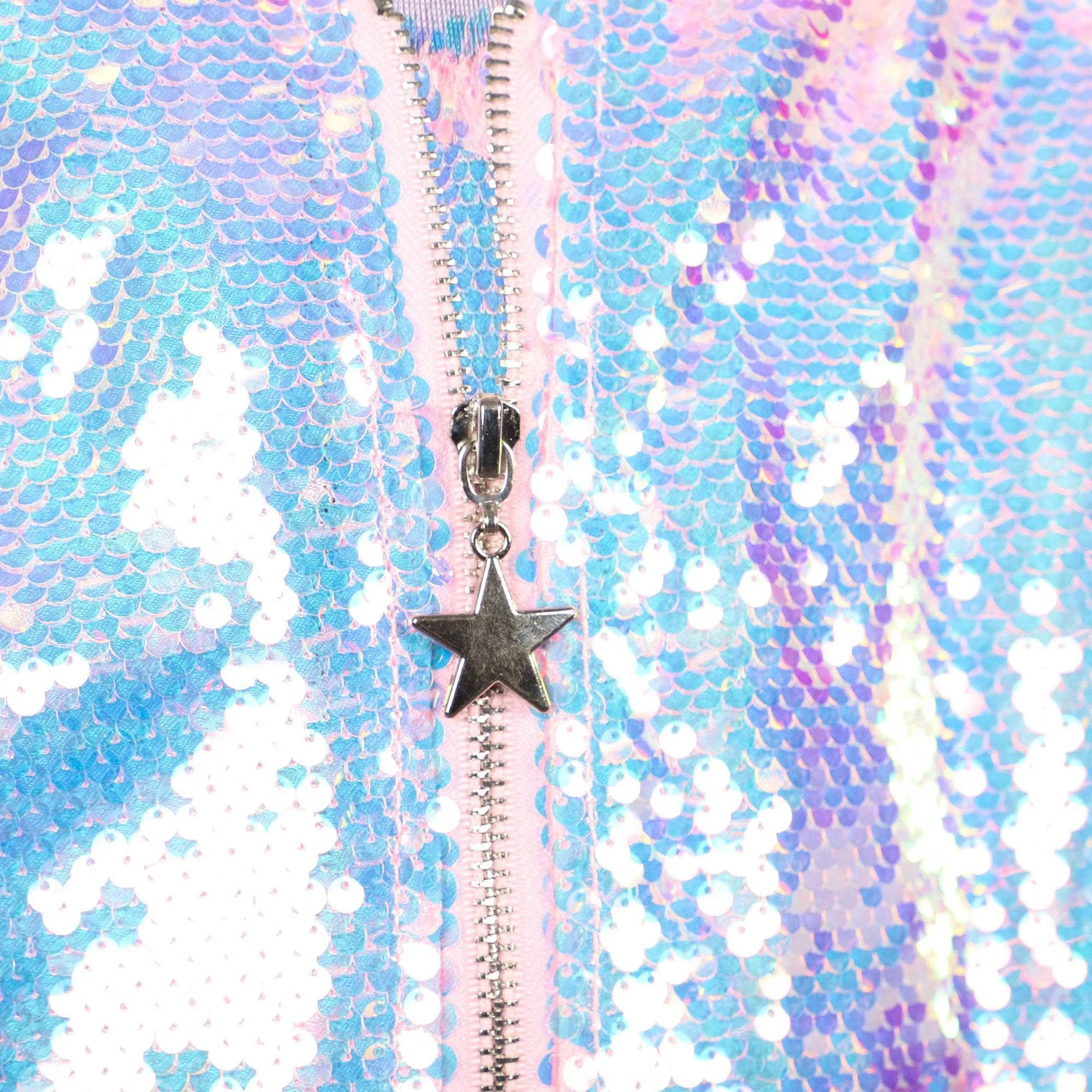 Shooting Star Sequin Bomber