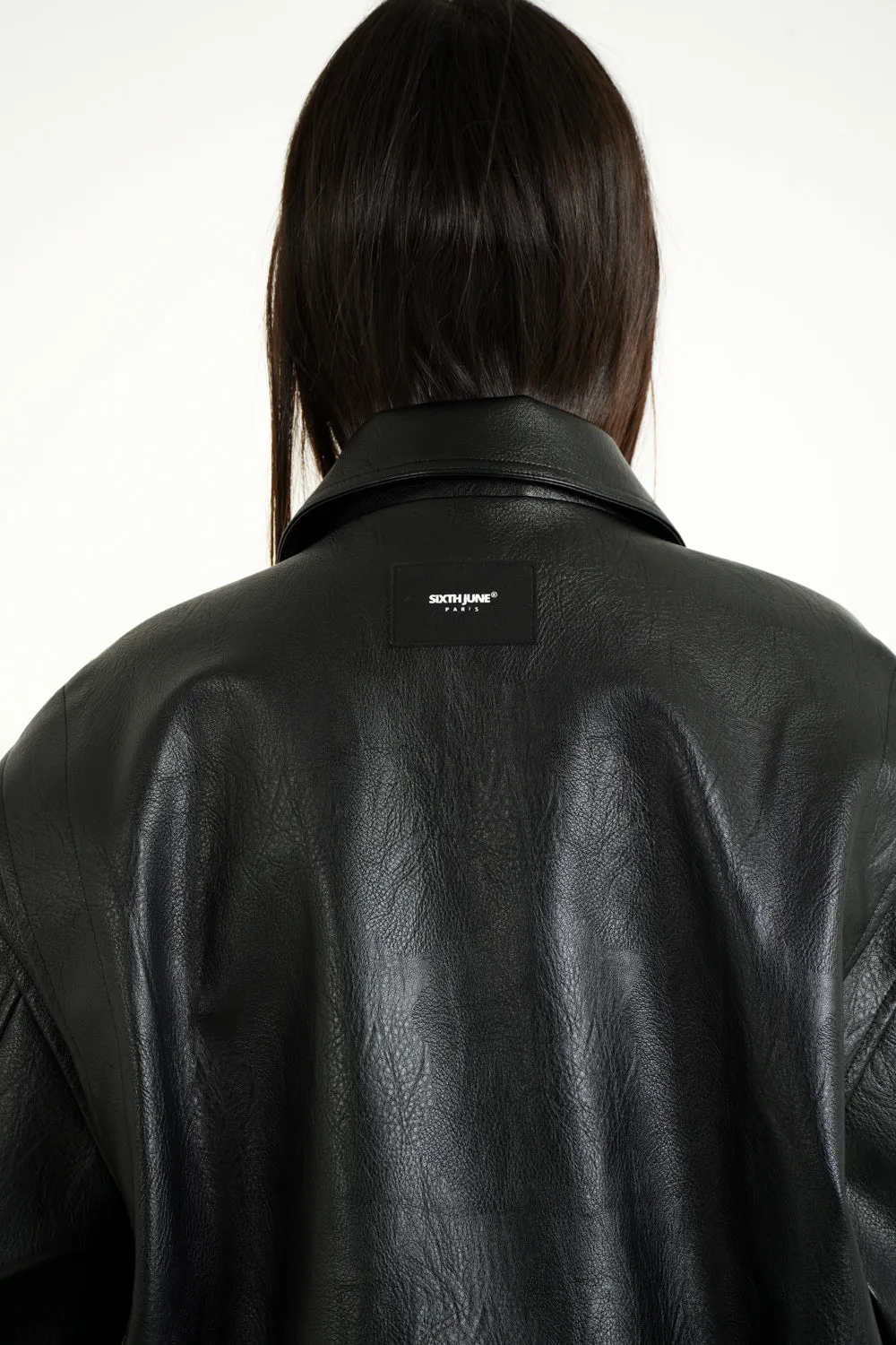 Sixth June Vegan Leather Bombers Jacket 34763-BLAC