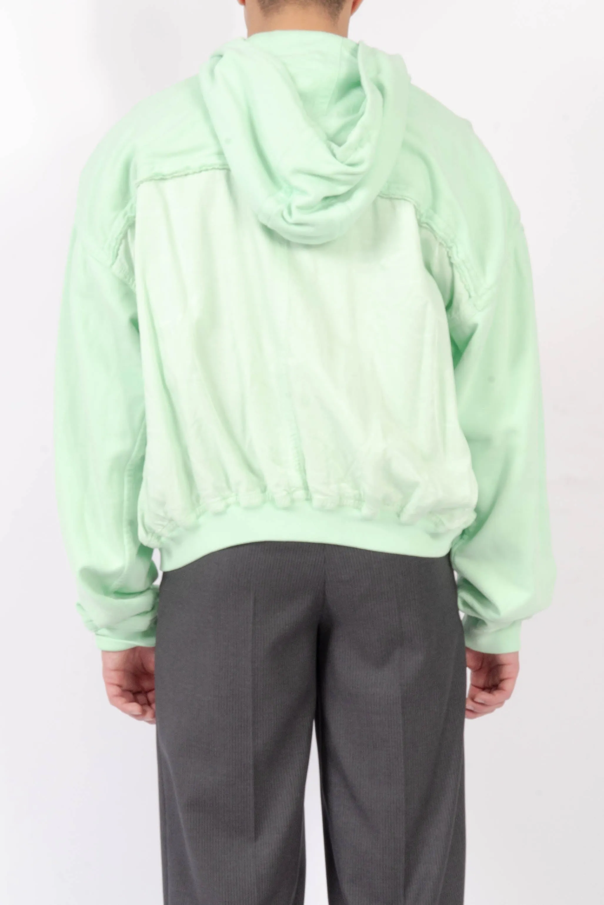 SS17 Lime Green Distressed Perth Hoodie