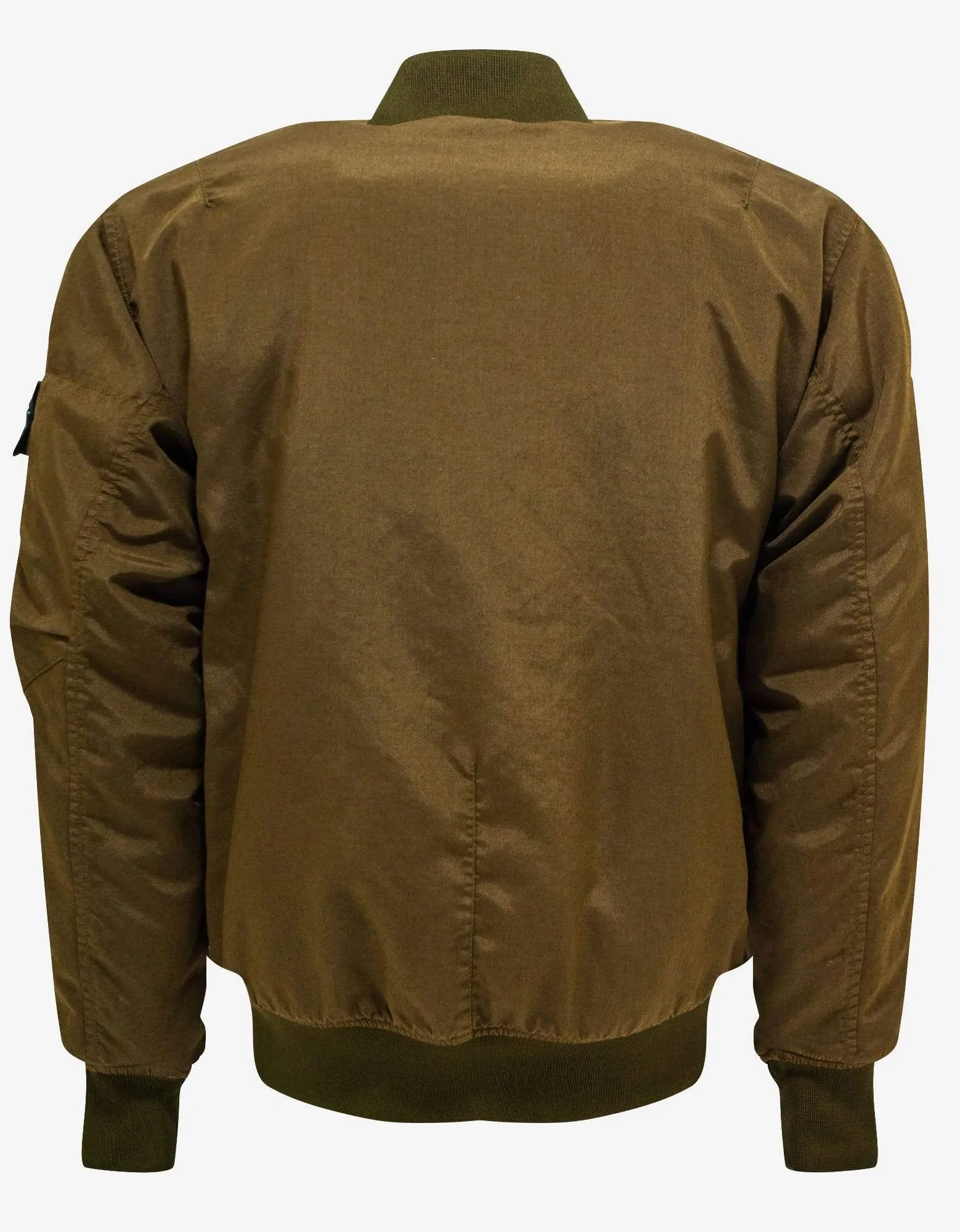 Stone Island Shadow Project Khaki Hollowcore Poly Light Bomber Jacket