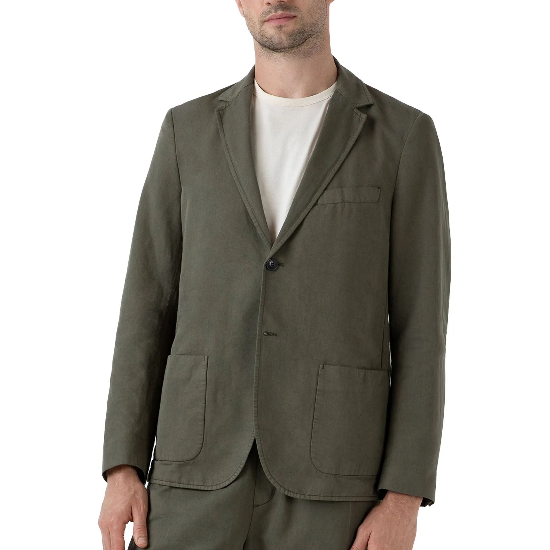 Sunspel Cotton Linen Unstructured Blazer