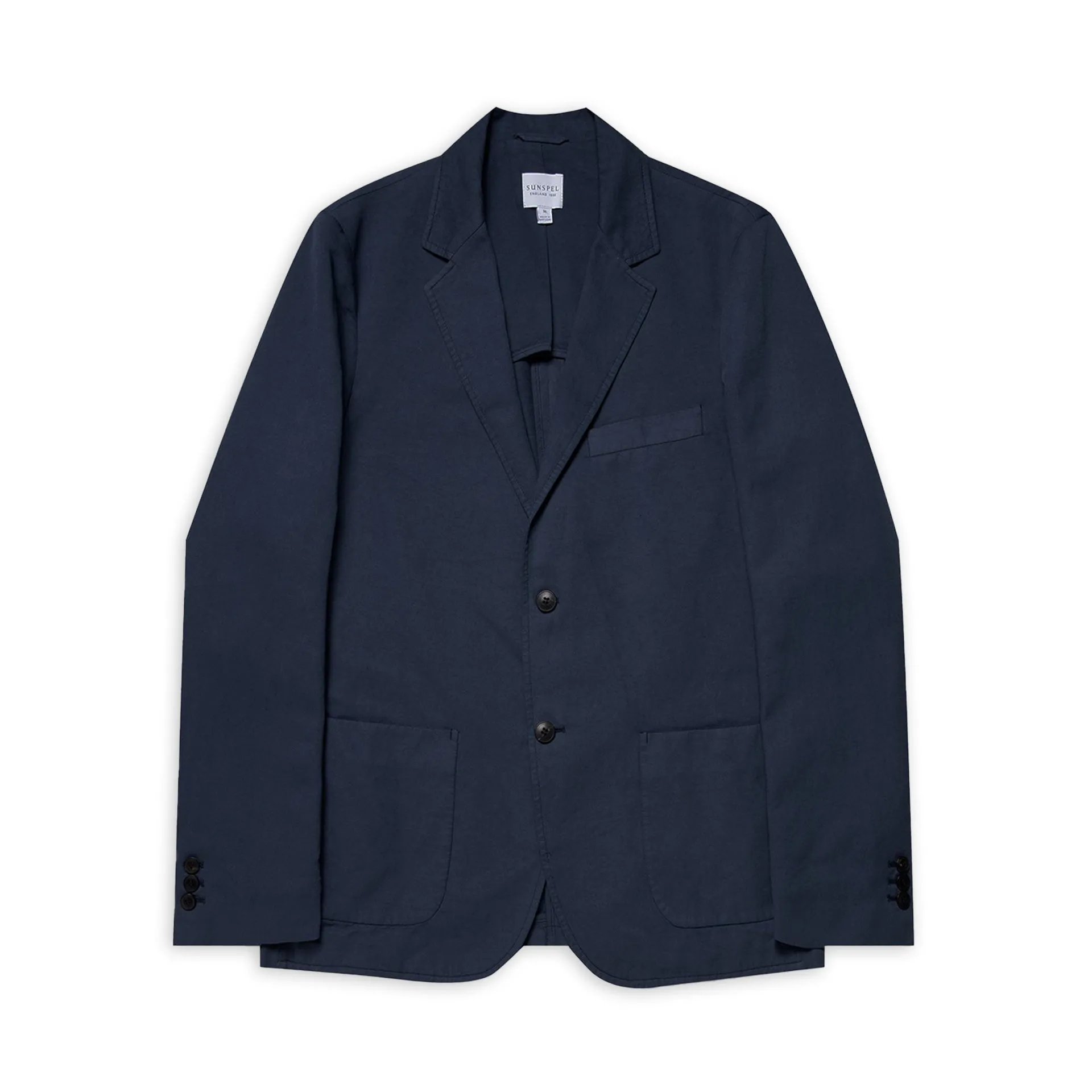 Sunspel Cotton Linen Unstructured Blazer