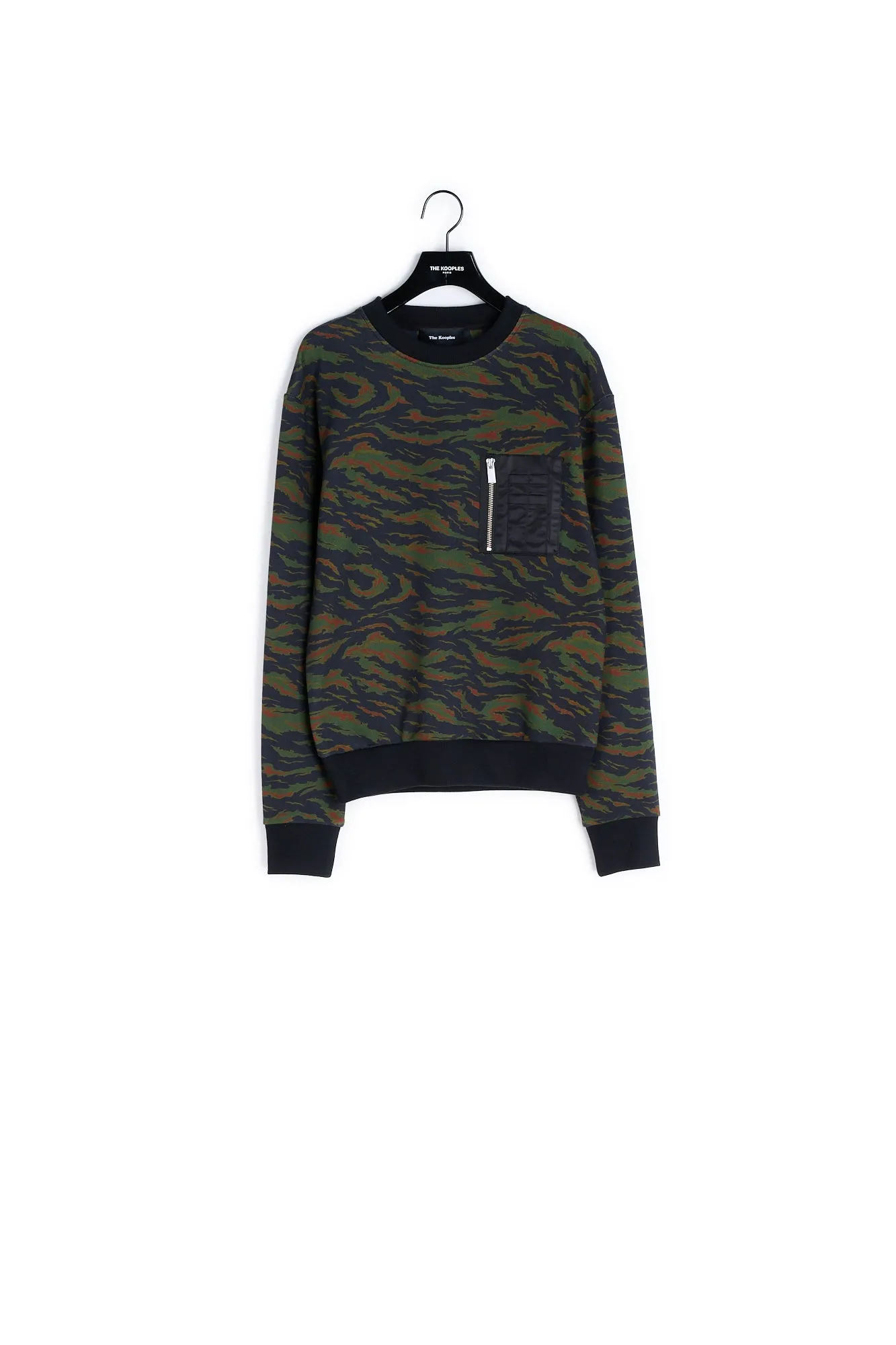Sweat camouflage poche bombers