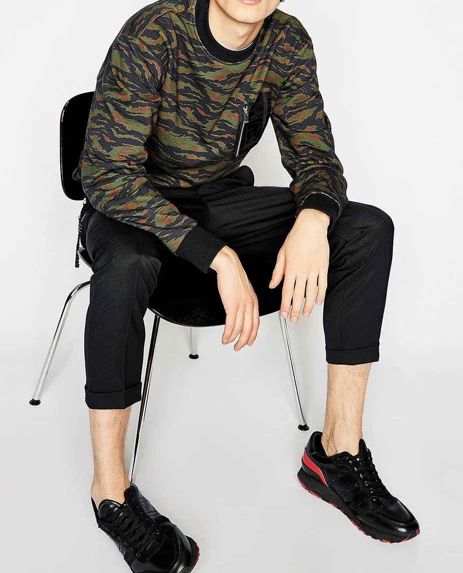 Sweat camouflage poche bombers