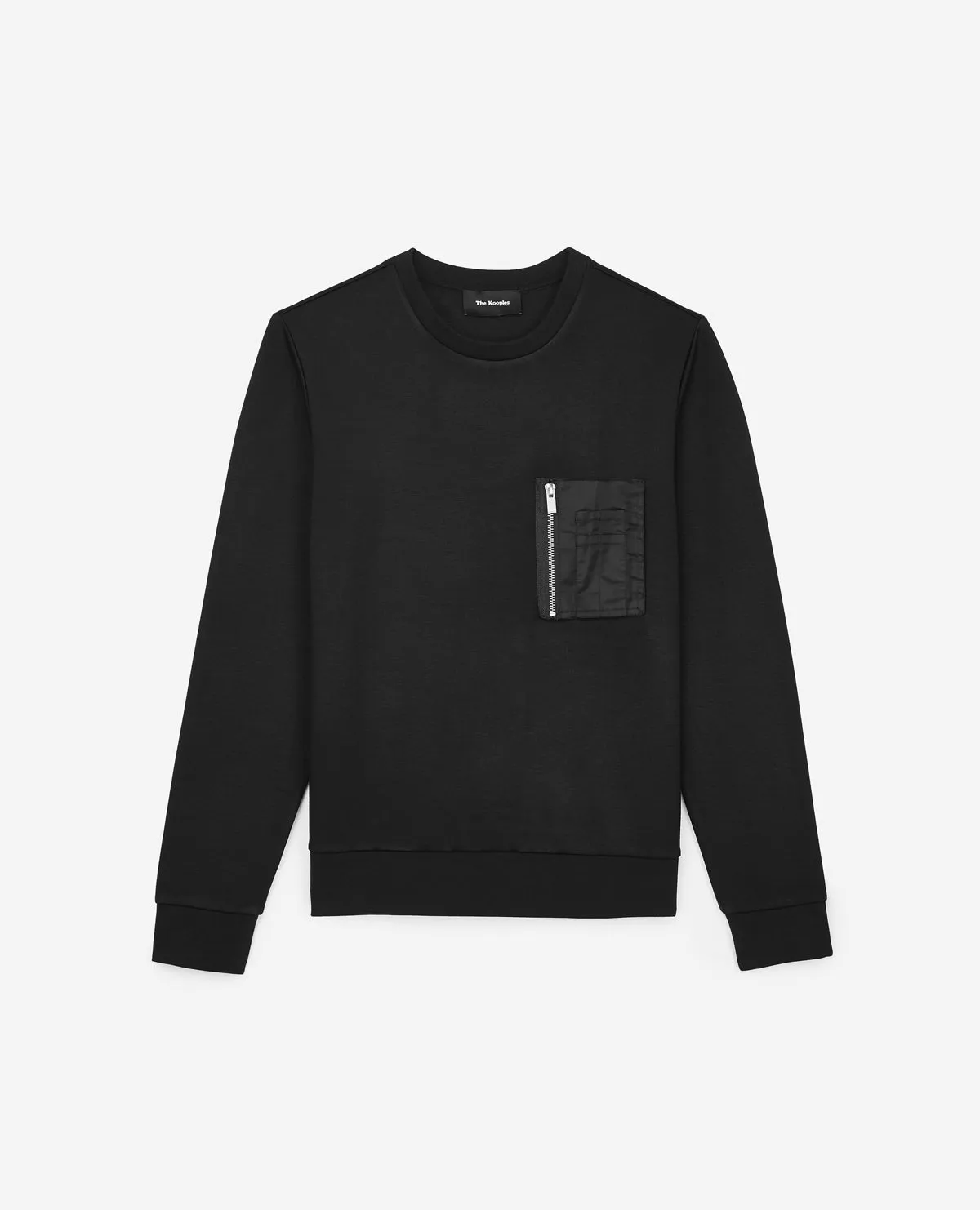 Sweat néoprène noir poche bombers