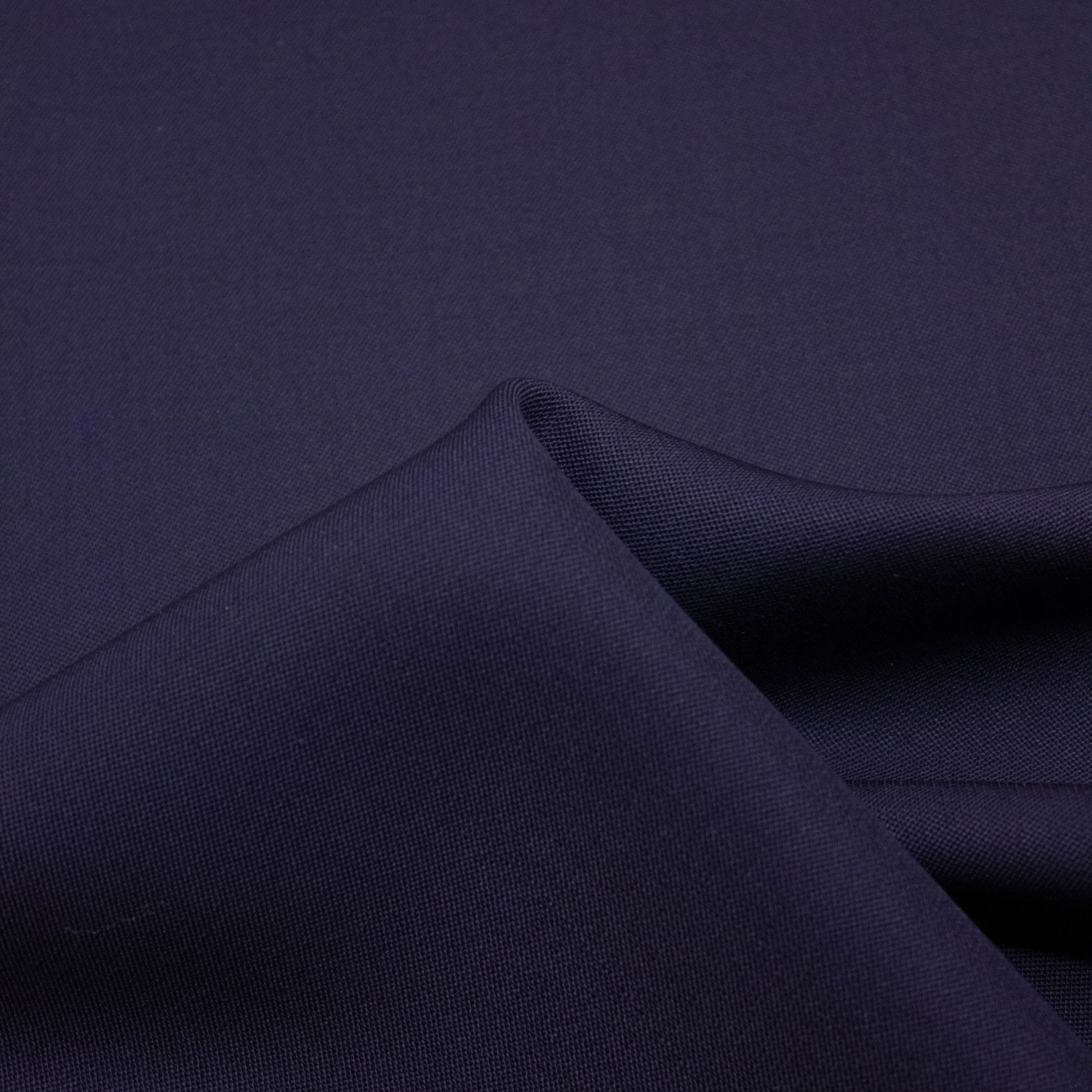 Taaron Deep Blue Virgin Wool Suiting