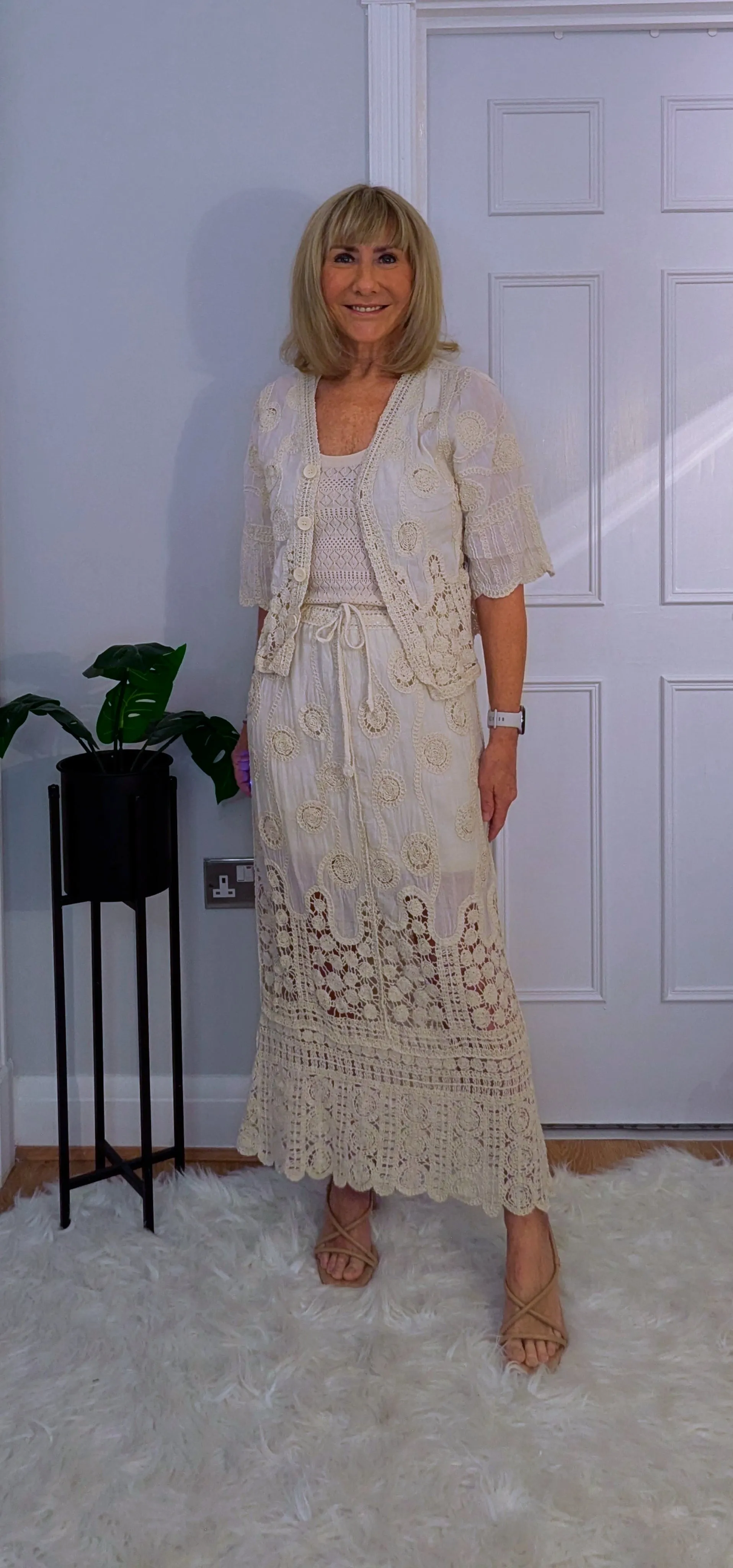 Tonia Embroidered Cardigan
