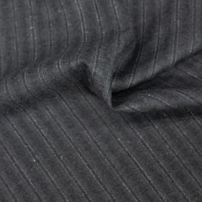 Trian Grey Striped Virgin Wool Blend Suiting