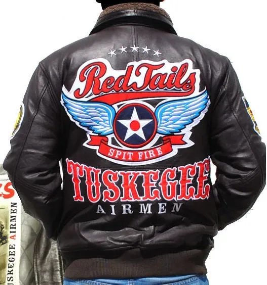 Tuskegee Airmen - leather bomber jacket - TLJB