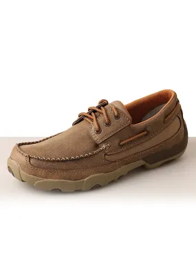 Twisted X Men's Driving Mocs Boat Lace Up Bomber