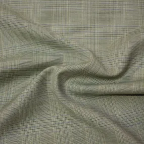 Ulla Green Check Suiting Wool
