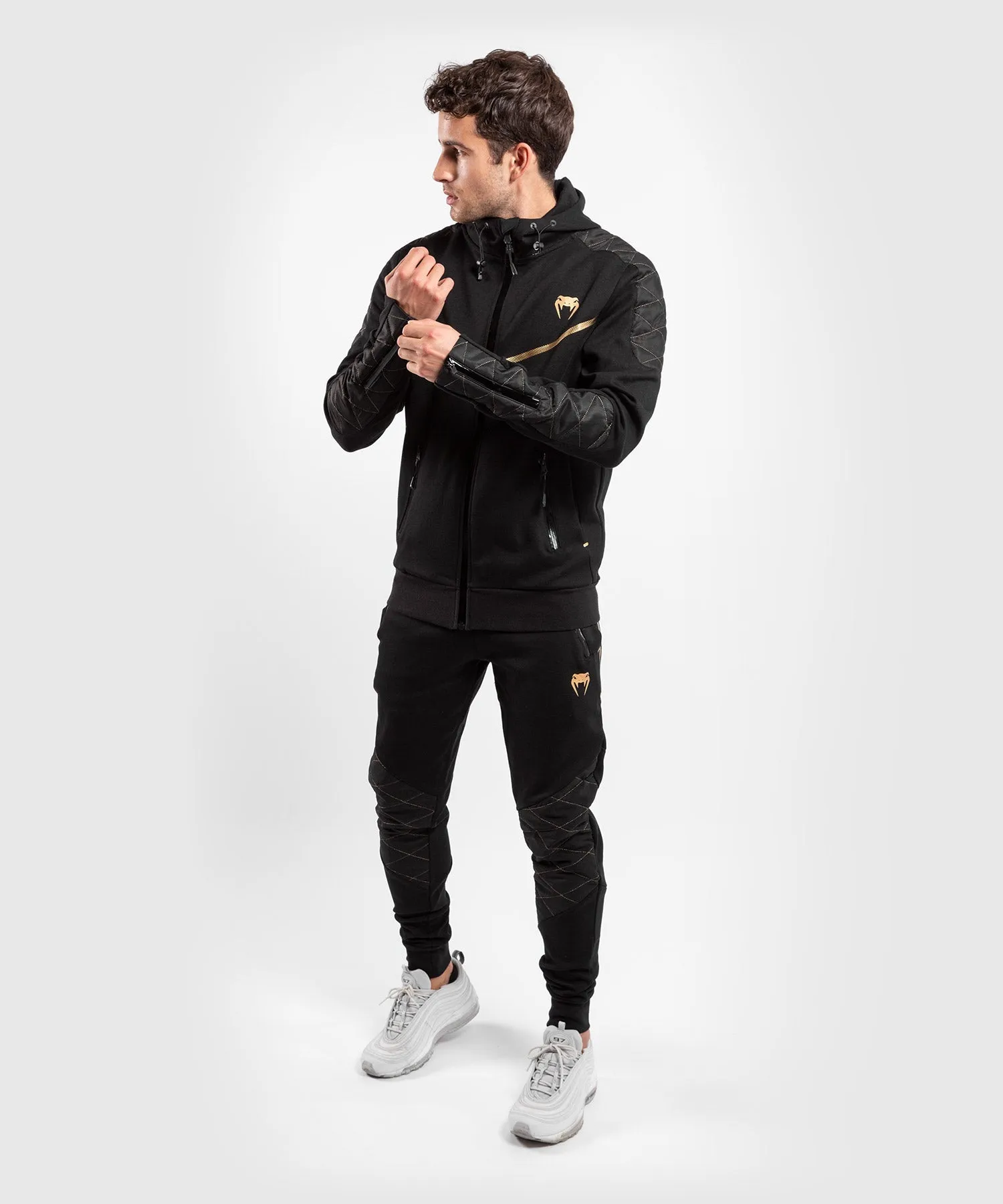 Venum Laser Evo Hoodie - Black/Gold