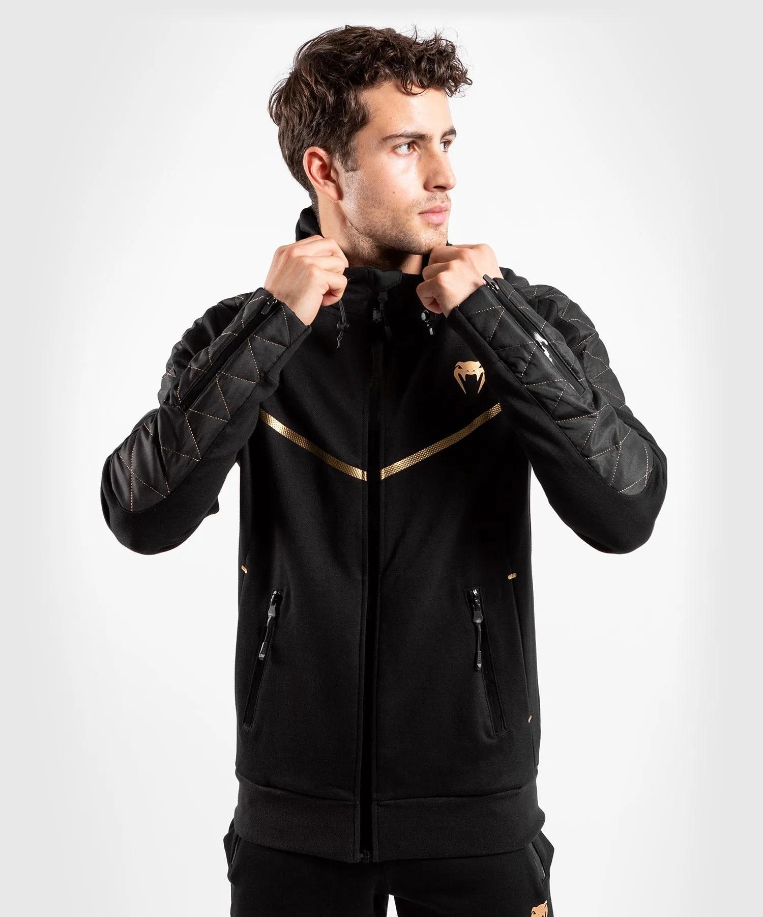 Venum Laser Evo Hoodie - Black/Gold