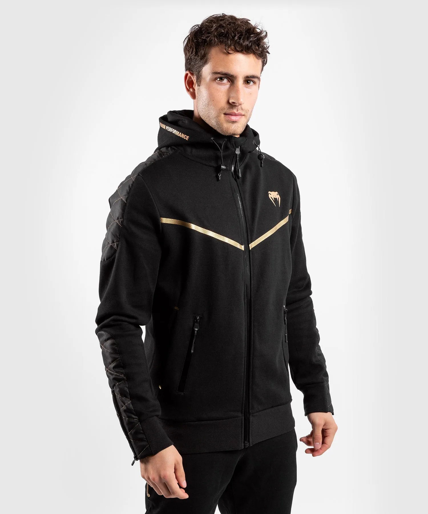 Venum Laser Evo Hoodie - Black/Gold