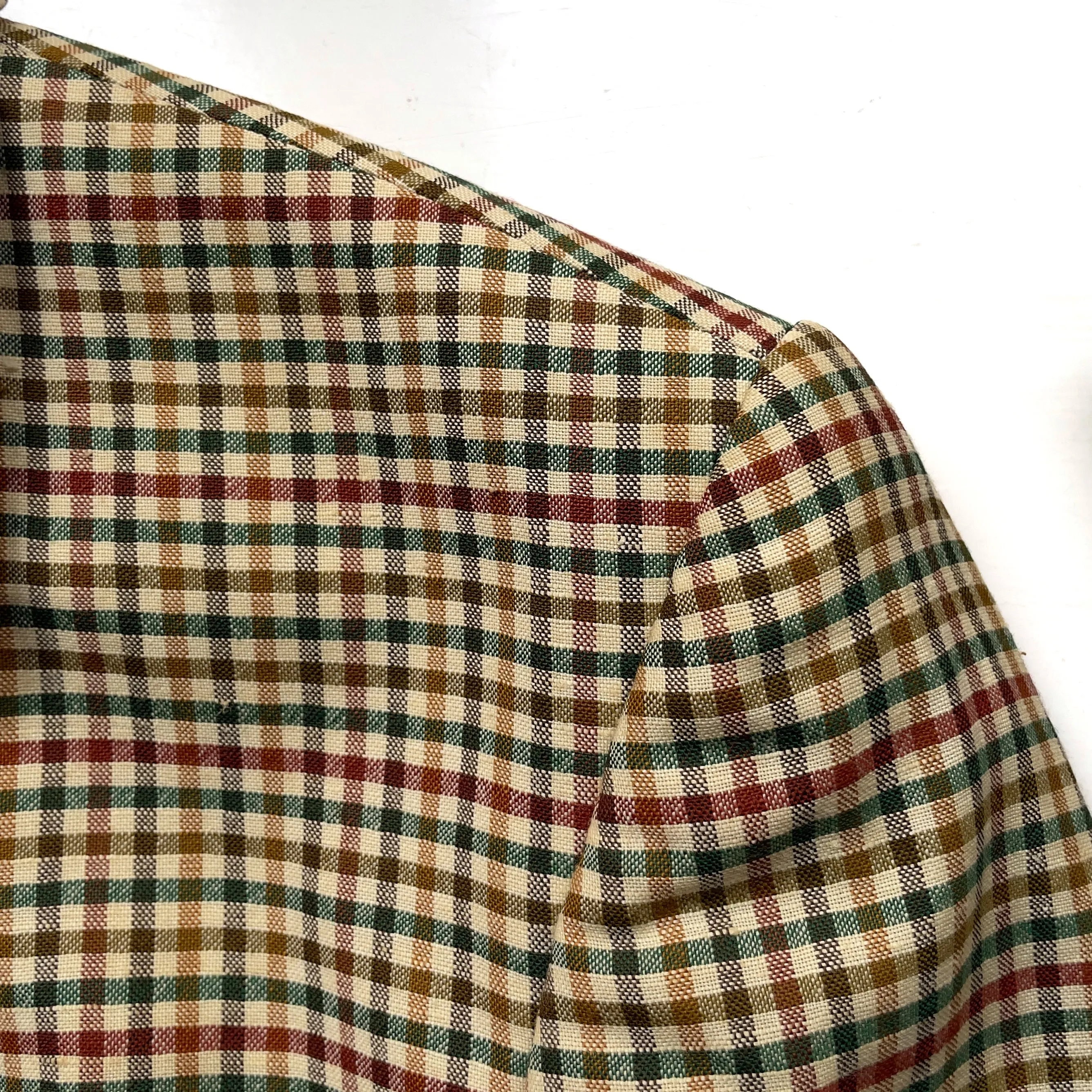 Vintage Checked Blazer - size S-M