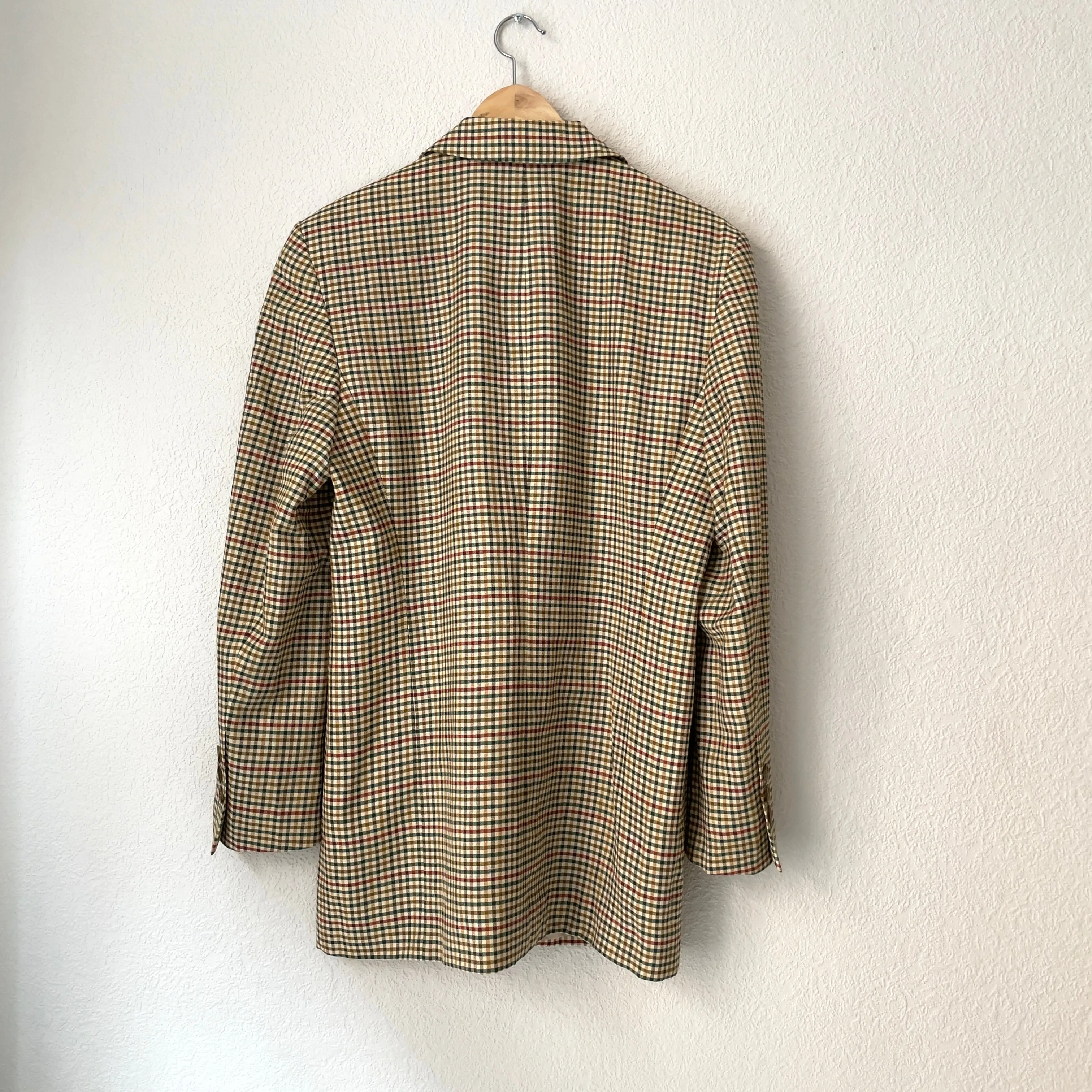 Vintage Checked Blazer - size S-M