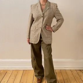 Vintage Checked Blazer - size S-M