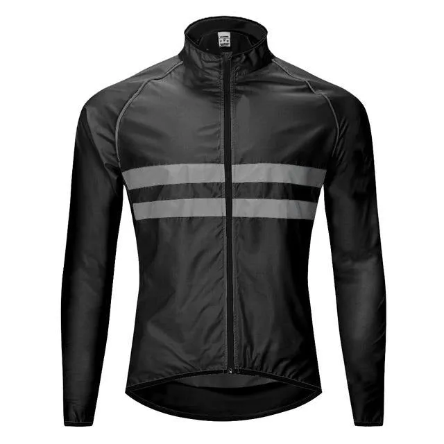 Windproof and Waterproof Hooded Jackets for Cycling, Jogging and for All Seasons