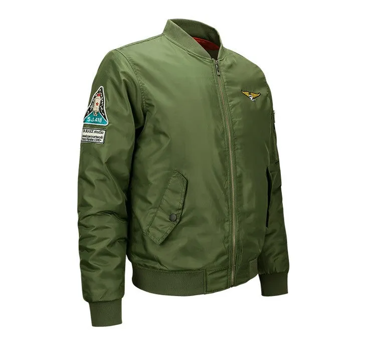 Winter Men's Air Force Jacket | Slim Fit Pilot Jacket | Men's Clothing