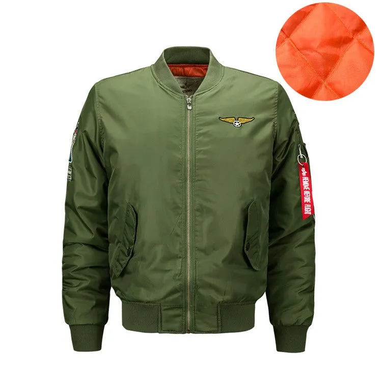 Winter Men's Air Force Jacket | Slim Fit Pilot Jacket | Men's Clothing