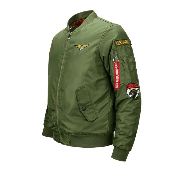 Winter Men's Air Force Jacket | Slim Fit Pilot Jacket | Men's Clothing