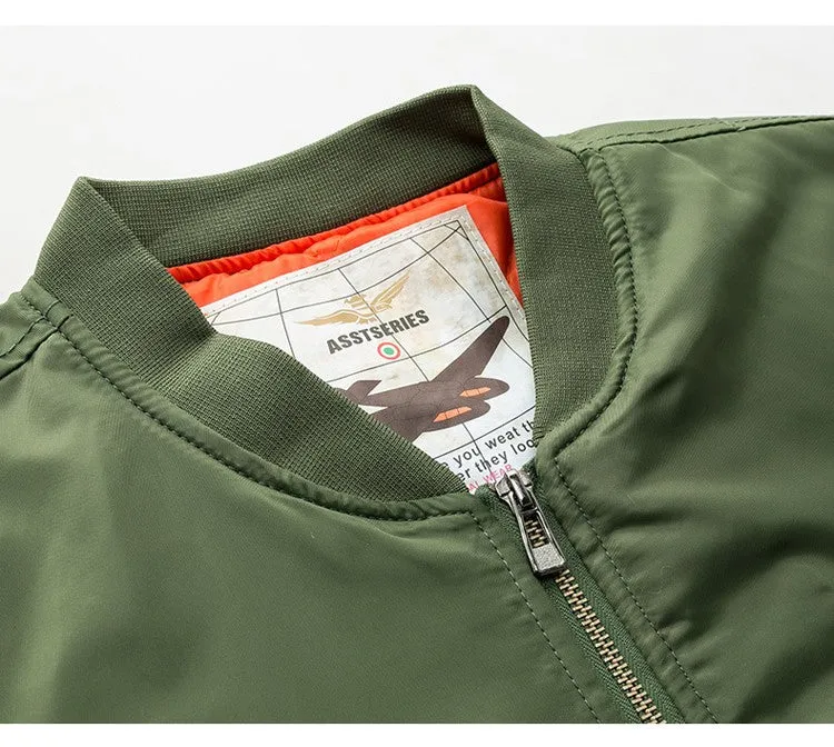 Winter Men's Air Force Jacket | Slim Fit Pilot Jacket | Men's Clothing