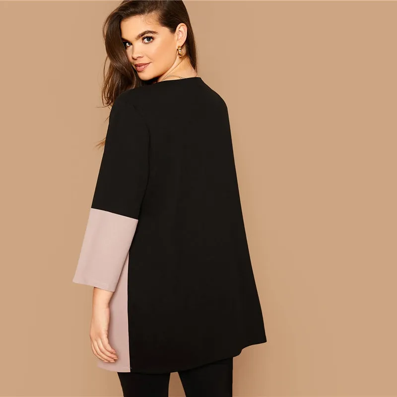 Women's Summer Casual O-Neck Spandex Cardigan | Plus Size