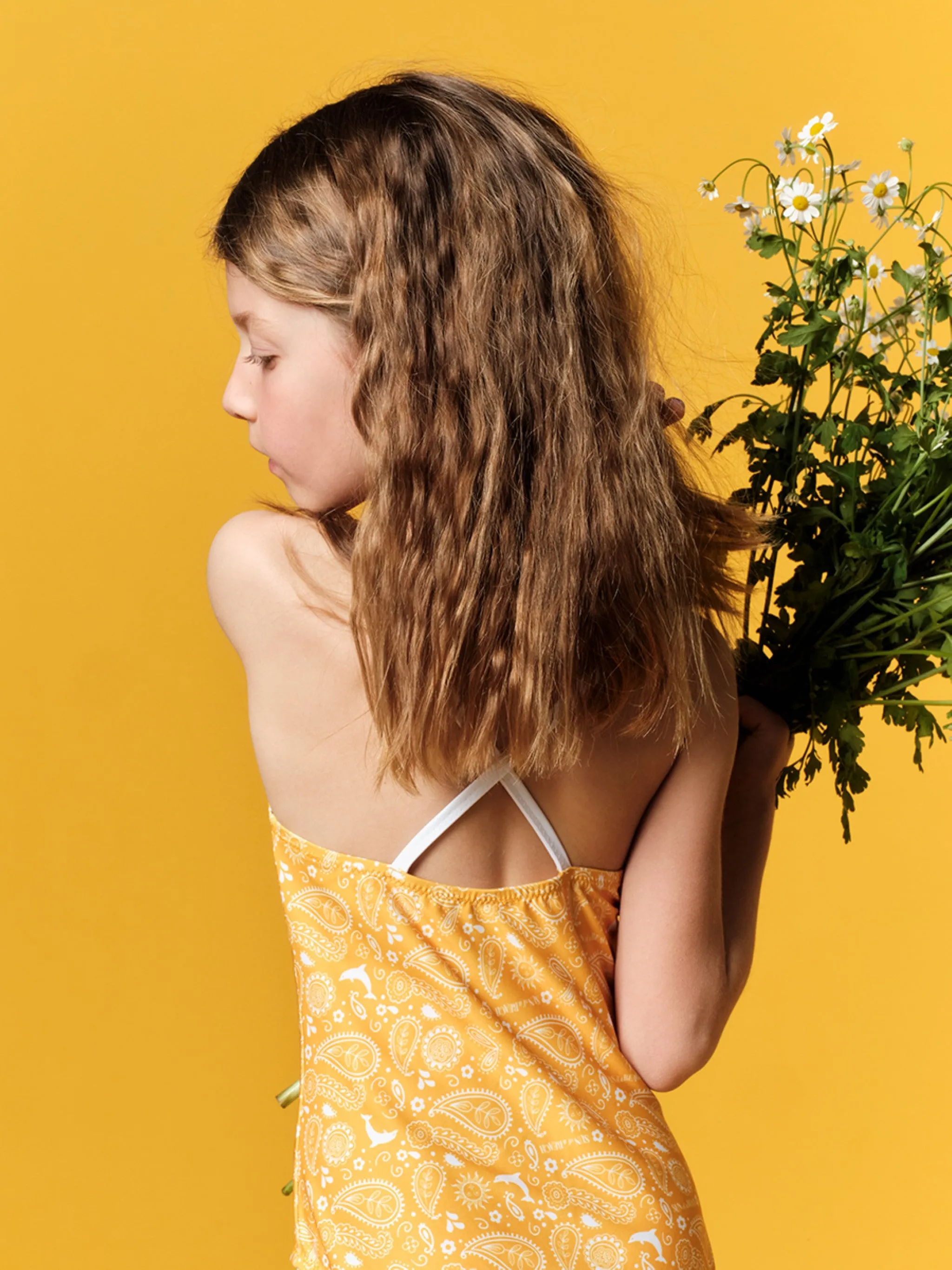 Yellow Bandana | Girls' Swimsuit